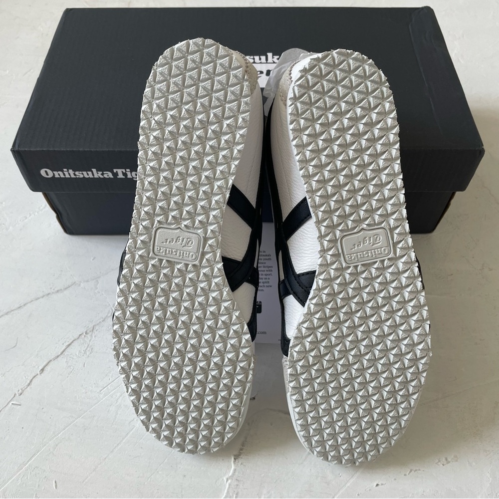 Onitsuka Tiger MEXICO 66 1183A201 126 WHITE BLACK Size US 4.5 EURO 37 NIB - Picture 6 of 11